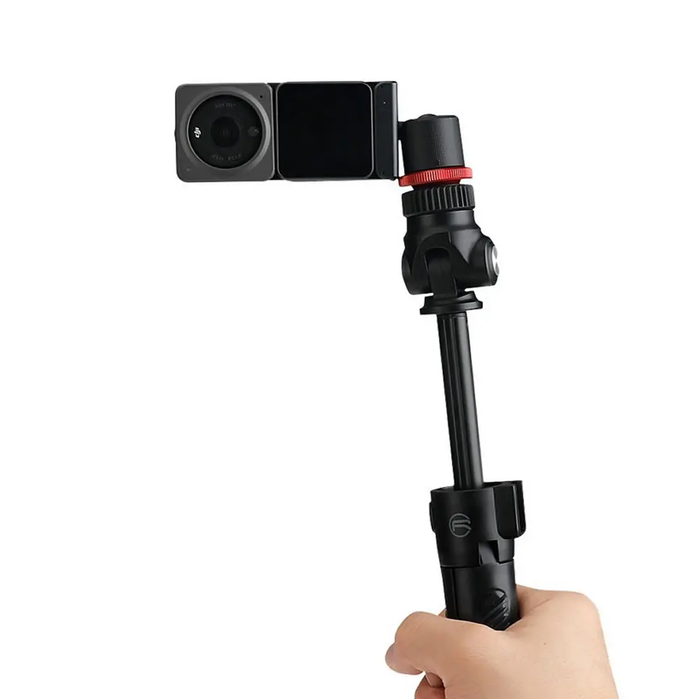2 in 1 multi function selfie stick for dji action 2 tripod stand phone mount accesories for gopro 10 tripod for camera free global shipping