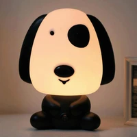 led novelty night light cartoon panda dog bear rabbit table lamp childrens room bedside lamp childrens holiday gift