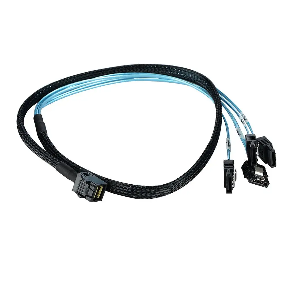 Внутренний кабель HD Mini SAS (SFF-8643 хоста)-4 SATA (целевой) жесткого диска | Компьютеры и