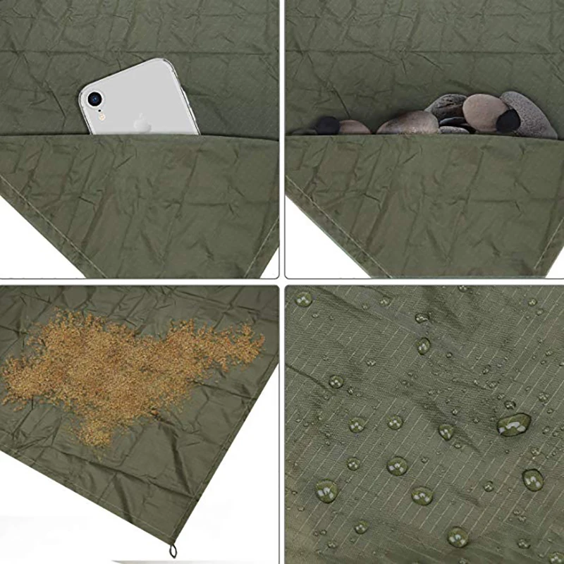 Портативный складной Сверхлегкий карманный коврик для кемпинга сна пикника