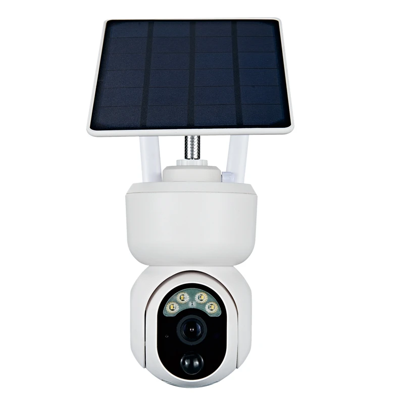 

WIFI 3.5W 1080P IP Camera,Outdoor Security Camera Solar Bulit-In Battery Panel Security Street Outdoor PTZ PIR Camera
