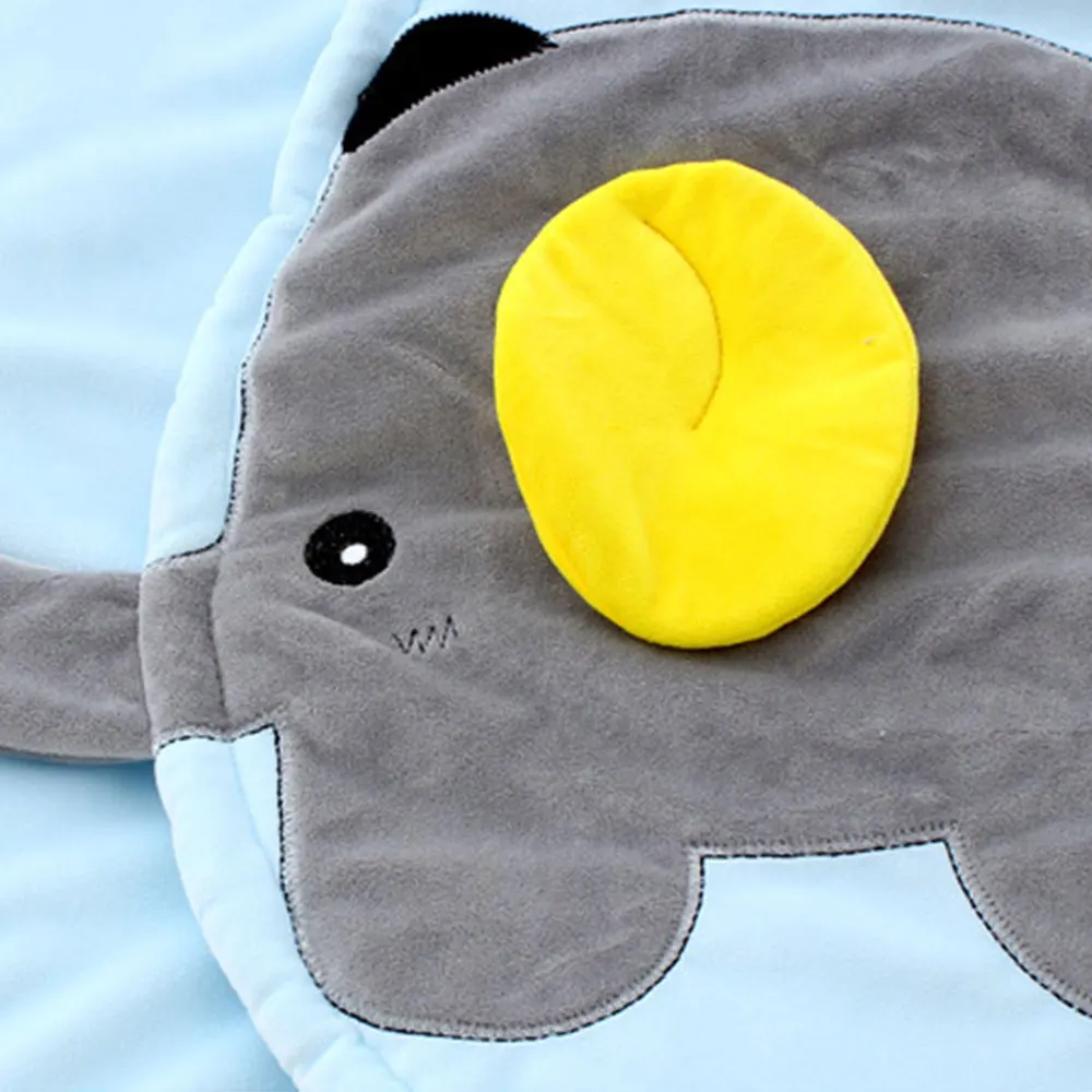 

Spring Newborn Baby Sleeping Bag Swaddle Wrap Carriage Sack Cartoon Elephant Animal Diaper Changing baby sack Sleep Bag Blanket