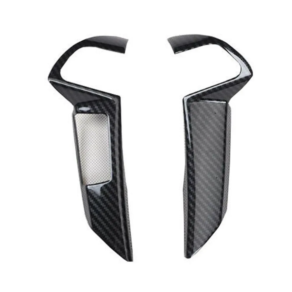 

ABS Steering Wheel Cover Auto Carbon Fiber Decoration Protection Durable New