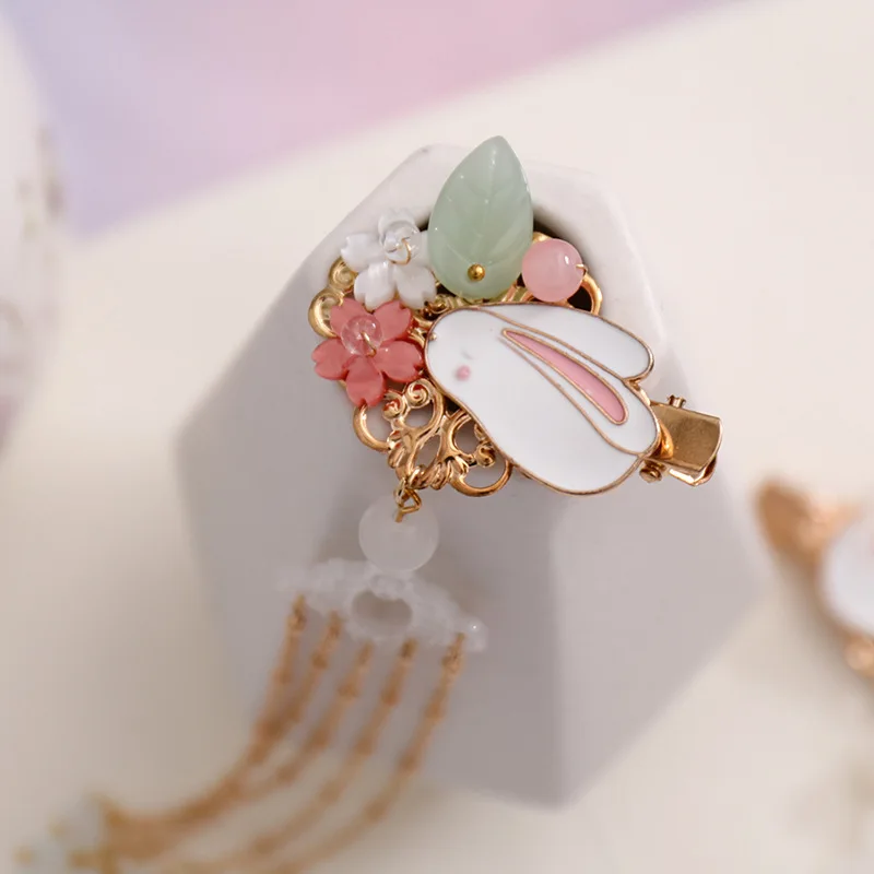 Женские заколки для волос с бусинами FORSEVEN 1 пара длинных заколок кисточками в