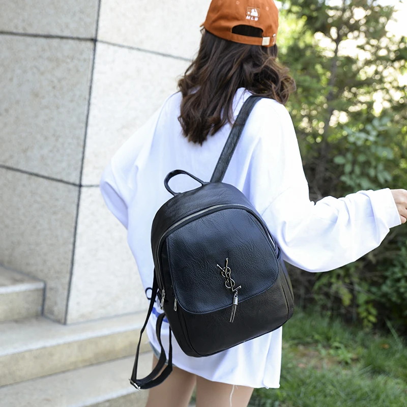 Высококачественный модный женский рюкзак из искусственной кожи дорожный для