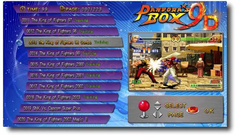 Pandora Box 9d 2500 В 1 игровая печатная плата аркадная игровая консоль 2500 игр с джойстиком Sanwa для 2 игроков домашняя Боевая машина