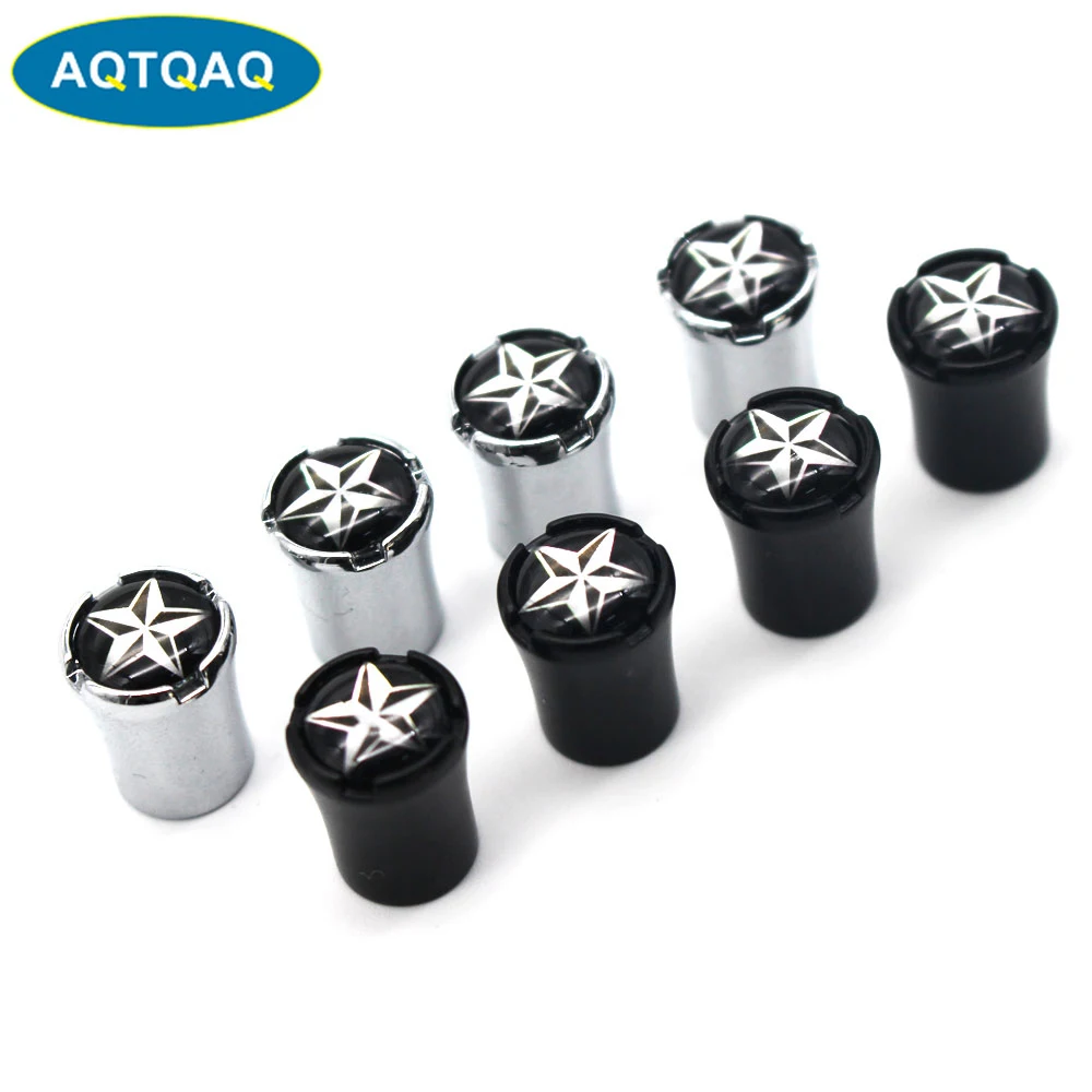 4 шт./компл. автомобильный стиль цинковый сплав звездный колпачки для