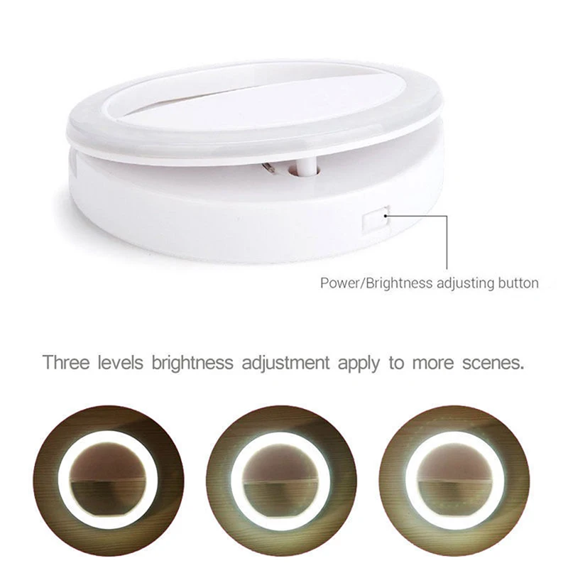 

Ring Lamp Flash Camera Phone Photography Ring Light Enhancing Photography For Smartphone Portable Rechargeable Selfie Led Light
