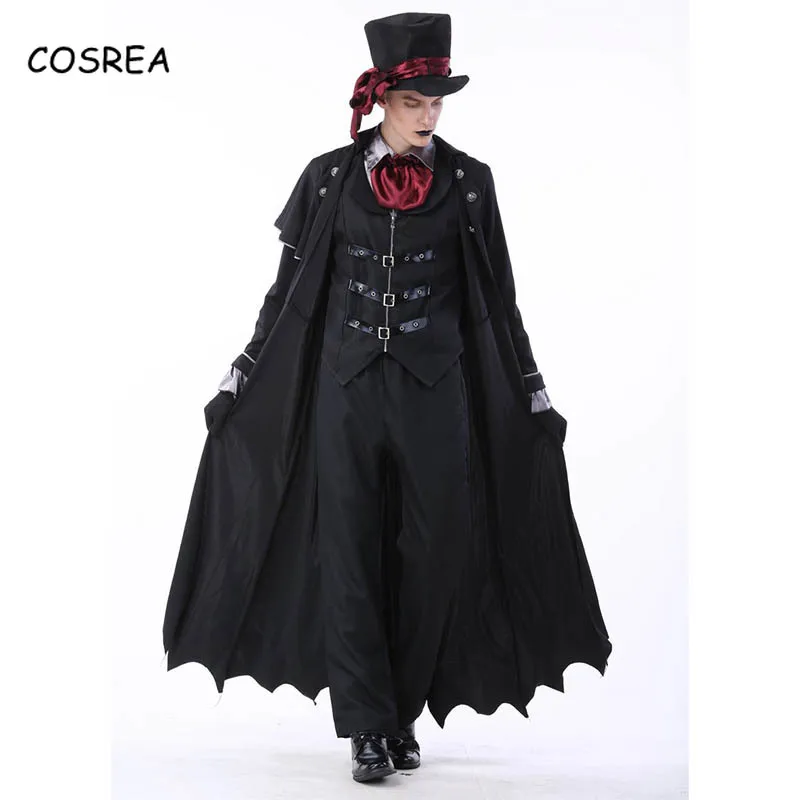 Костюм на Хэллоуин костюм вампира демона мужской джентльмен ночной клуб парные