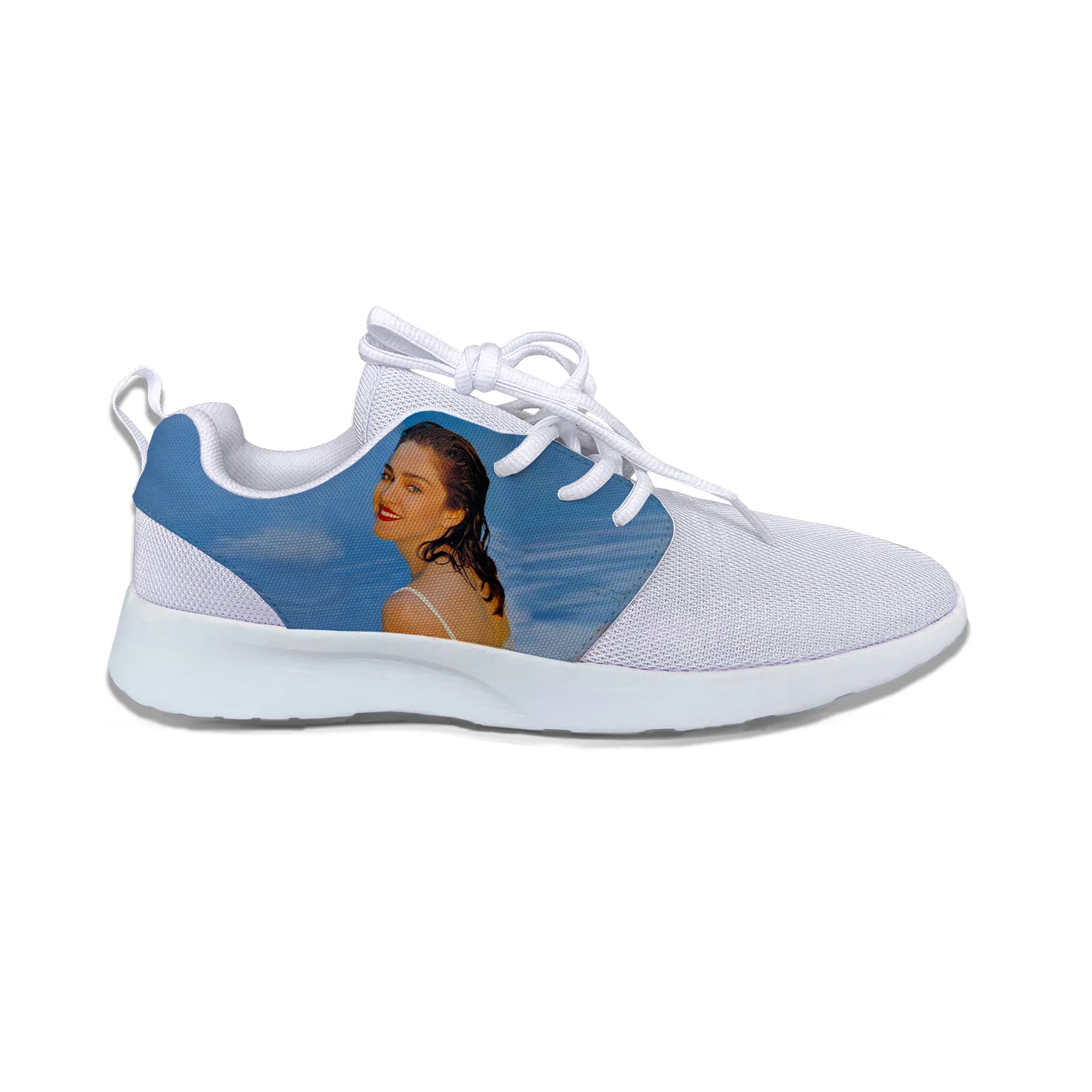 

2019 Hot Cool Fashion Pop Funny New Summer High Quality Sneakers Handiness Casual Shoes 3D Printed For Men Women Madonna Ciccone