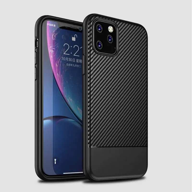 Чехол из углеродного волокна для iphone XS MAX XR iphone 7 5S 5 se 8plus Мягкий чехол для iphone 8 7 plus 6s 6 s plus X 10 11 pro чехол s