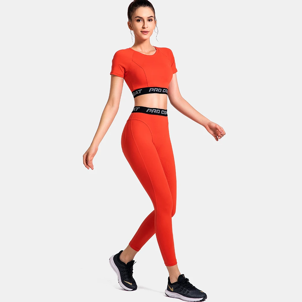 

Женский сексуальный бесшовный комплект для йоги PASKOWEAR, спортивный топ и брюки, комплект для бега, тренажерного зала, тренировочные спортивн...
