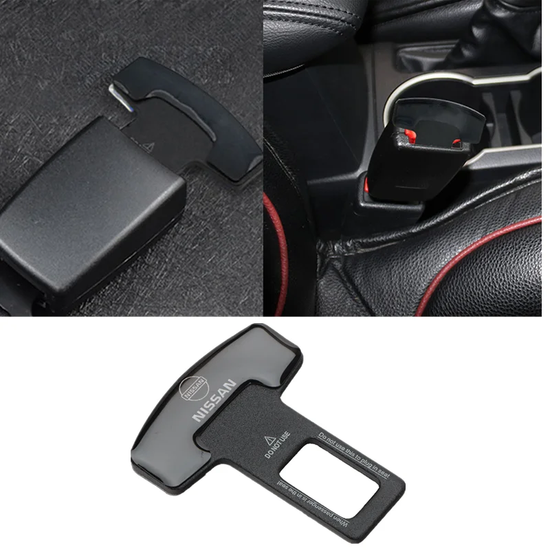 1/2 шт. металлический зажим для ремня безопасности Nissan Nismo Tiida Teana Skyline Juke X-Trail Almera |