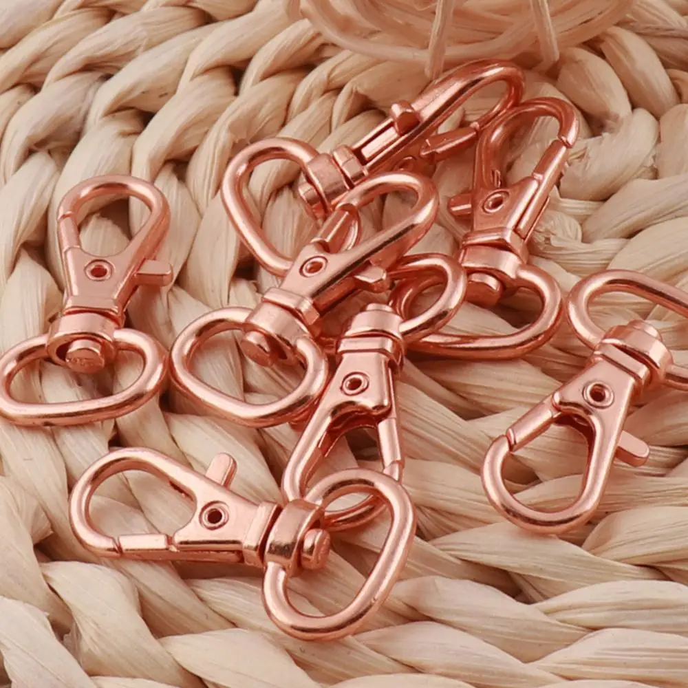 20 шт. классические застежки 1/2 дюйма Розовый Золотой карабин | Дом и сад