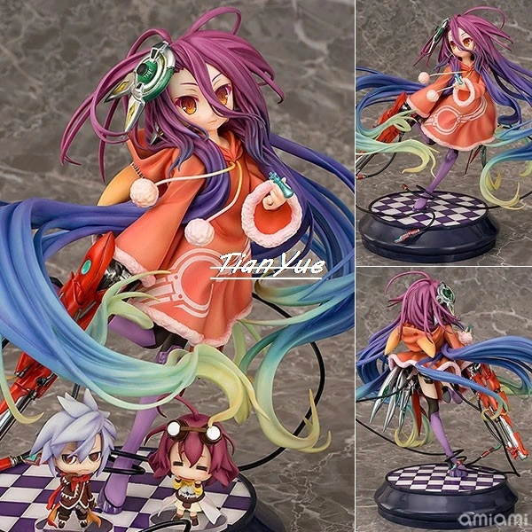 Аниме No Game Life Hubby Dora ZERO Shiro 1/7 ПВХ экшн-фигурка модель игрушки 22 см - купить по