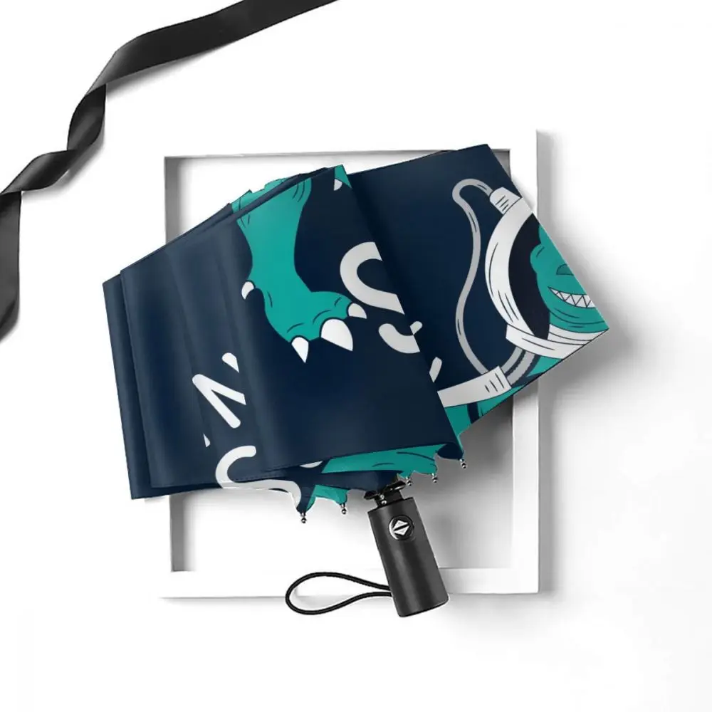 Online Ombrello Automatico Pieghevole Resistente Al Vento Donna Auto Simpatico Dinosauro Ombrelli Antivento Pioggia Per Uomo Ombrellone