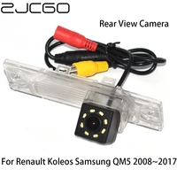 zjcgo hd ccd car rear view reverse back up parking night vision waterproof camera for renault koleos samsung qm5 20082017