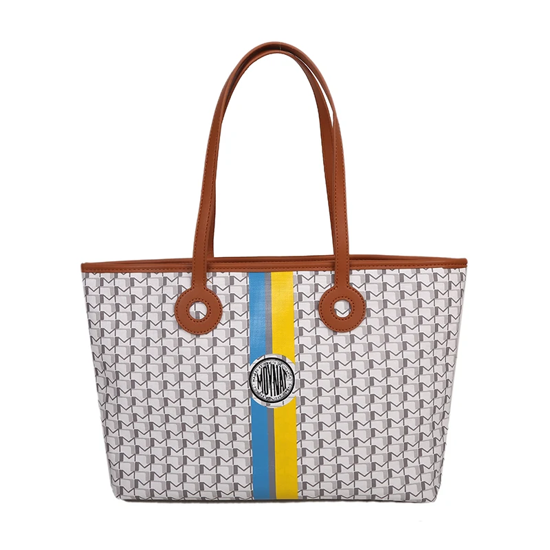 Вместительная кожаная сумка тоут через плечо для женщин роскошные дизайнерские