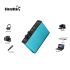 Профессиональная звуковая карта USB 6 Каналов 5,1 оптическая внешняя аудио карта конвертер CM6206 чипсет для ноутбука настольный микрофон