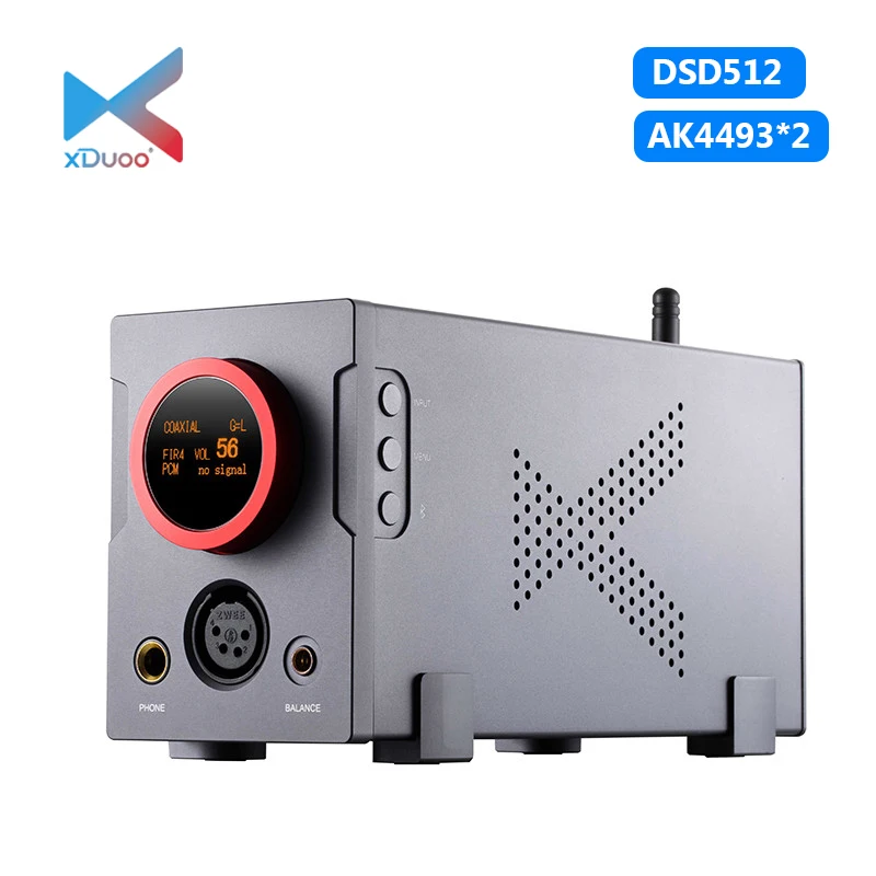 

XDuoo XA-10 Bluetooth DAC & Headphone Amplifier AK4493*2 MQA Full Decode DSD512 PCM24Bit/192KHz 4.4 Balanced DAC Amp