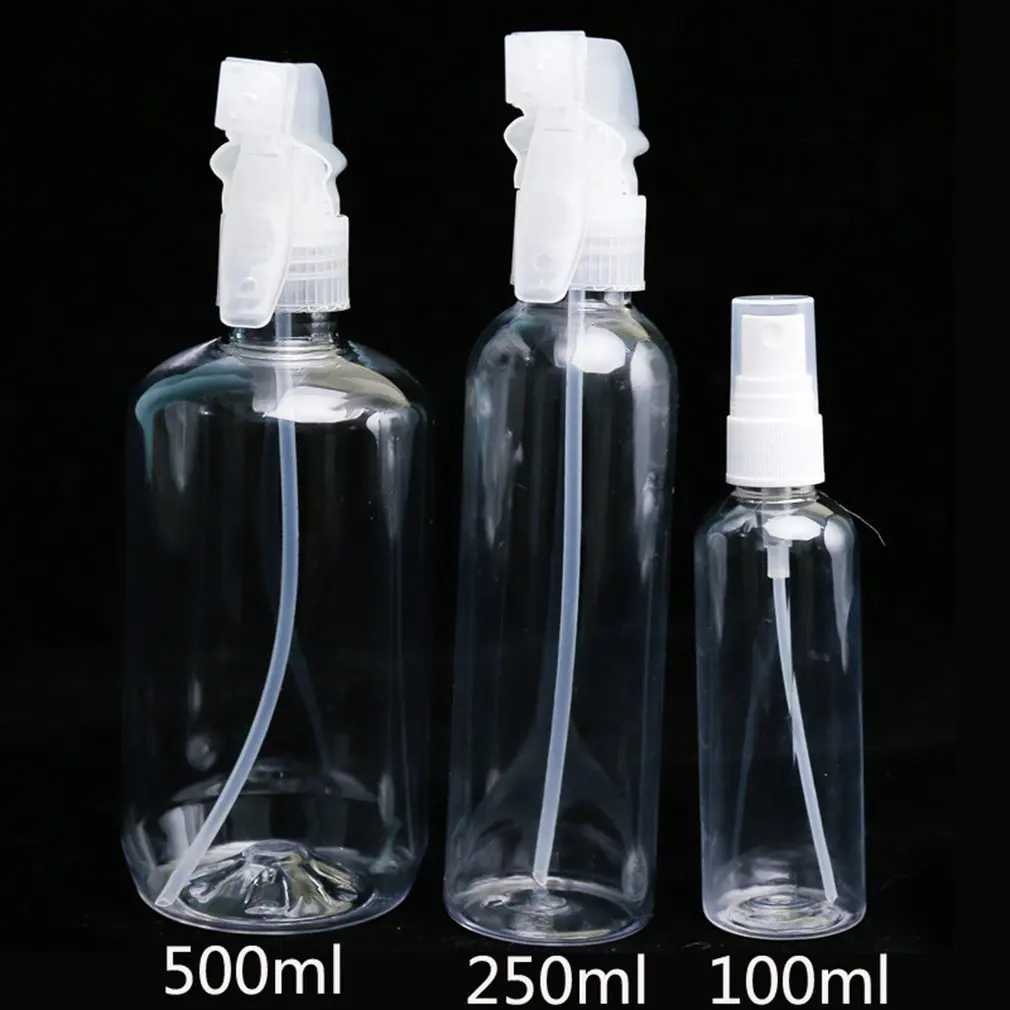 Disinfectant transparent watering can PET Plastic Beauty Alcohol Makeup spray 84 disinfectant | Компьютеры и офис
