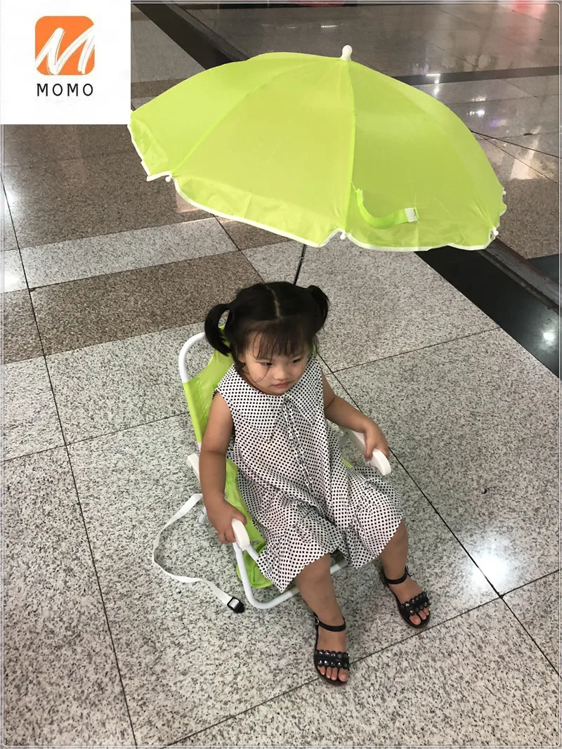 저렴한 휴대용 접는 아이 우산 비치 캠핑 의자 우산
