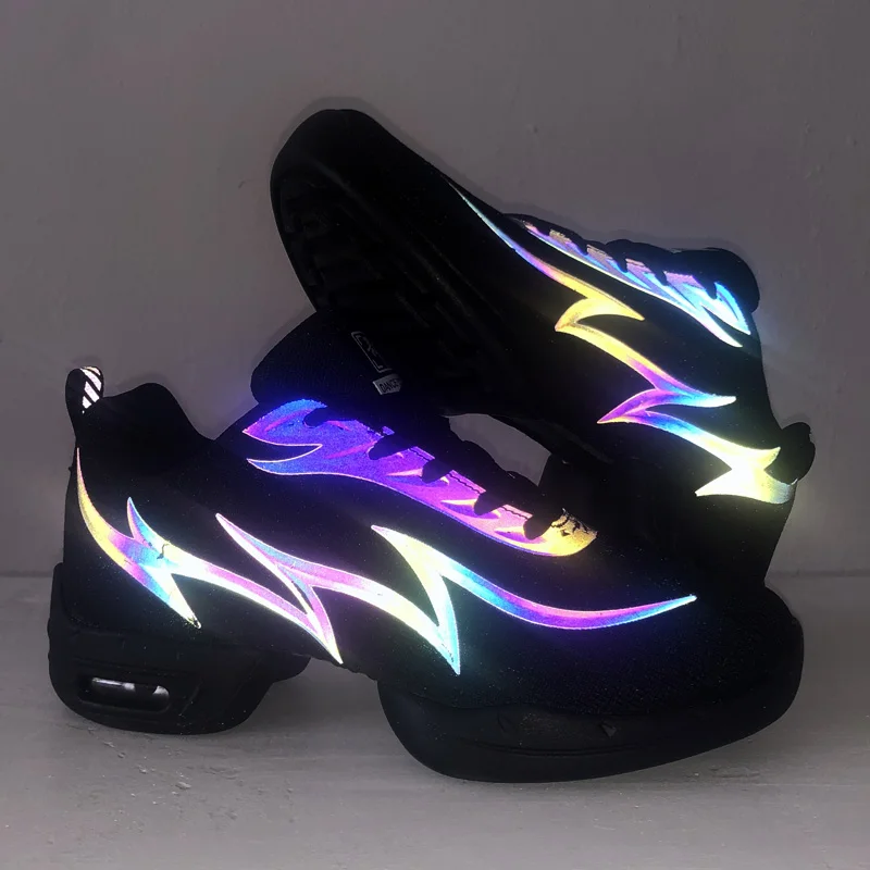 

2021 Fashion Brand Womens Sneakers Running Autumn Shock Absorbing Womens Soft Bottom Mesh Square Dance Sports Dance Shoes