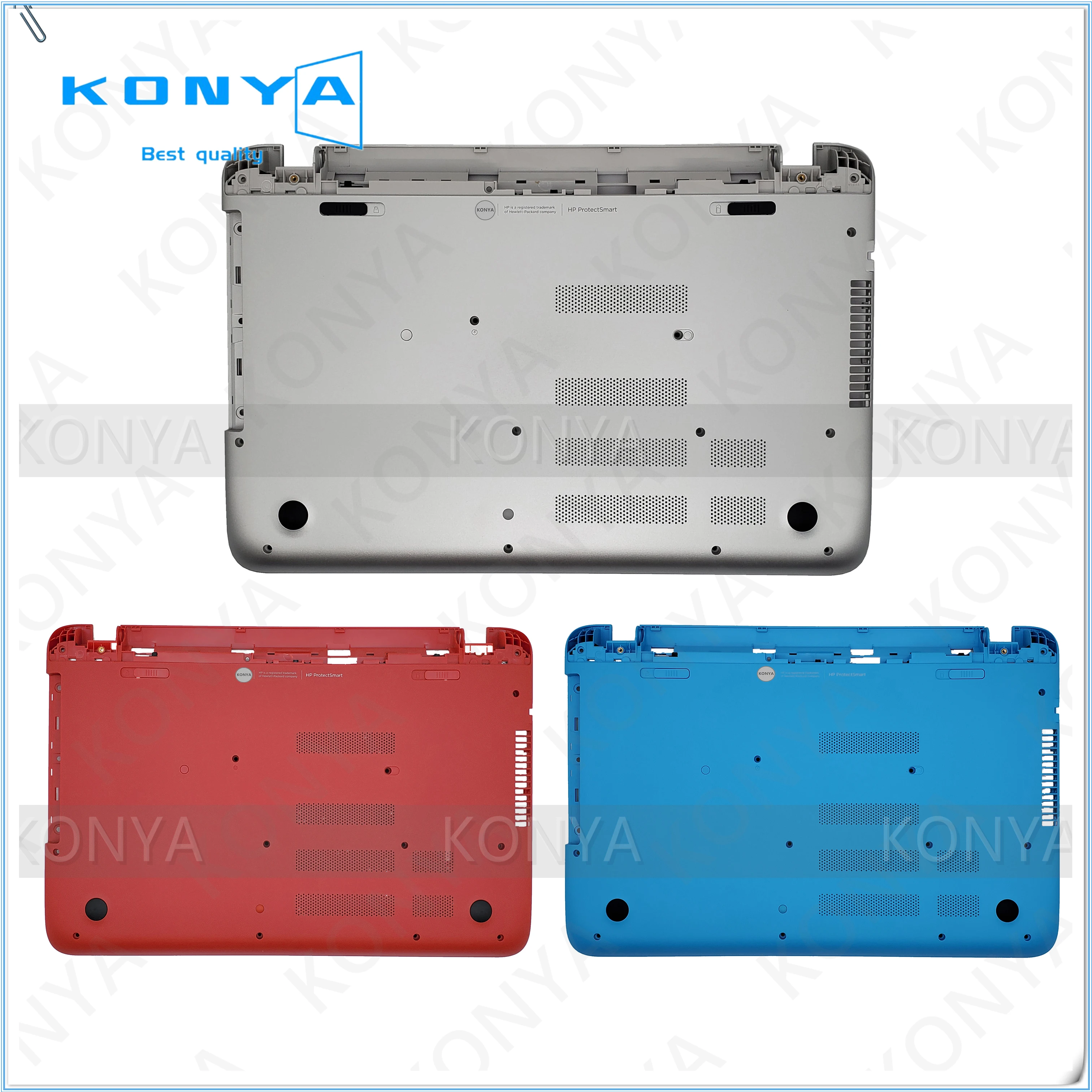 Новый оригинальный корпус для ноутбука HP Pavilion 15 P Нижняя крышка EAY14001010 (красный)