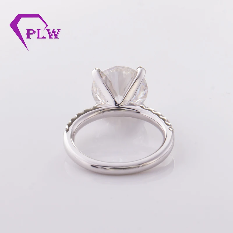 Индивидуальные лабораторные искусственные бриллианты 4ct 10 мм круглые