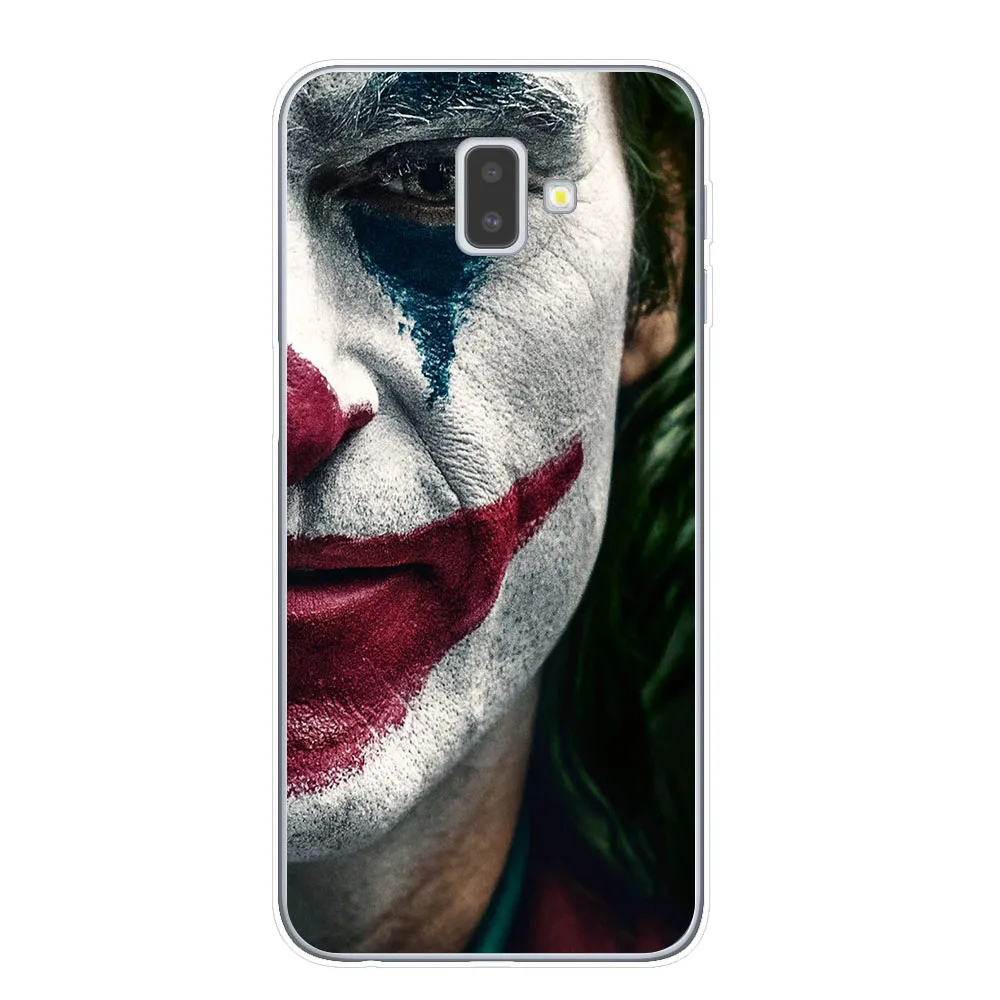 Joker из фильма ужасов «надевать счастливого лица мягкий TPU чехол для samsung J3 J5 J7 J4 J6 плюс Примечание 10 Pro Прозрачный чехол для телефона