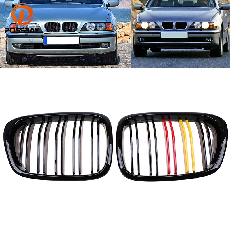 Решетка радиатора POSSBAY для BMW 5 Series E39 525td/525tds/528i Sedan 1995 2003|racing grill|grill for bmwkidney grill |