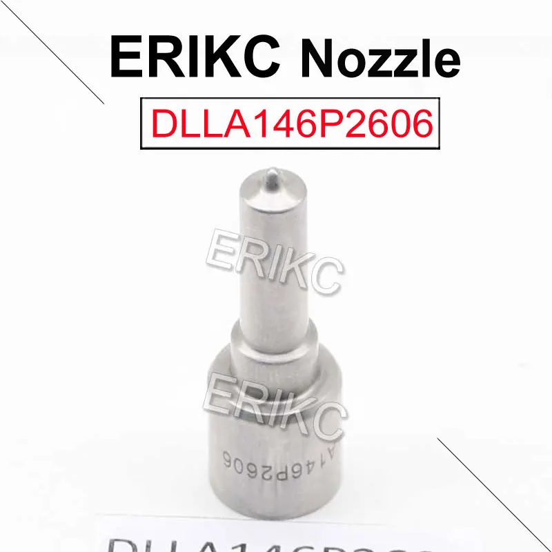 

ERIKC DLLA146P2606 Common Rail Injector Nozzle Tip DLLA 146 P 2606 Black Needle Sprayer 0 433 172 606 For LOVOL 0445120485