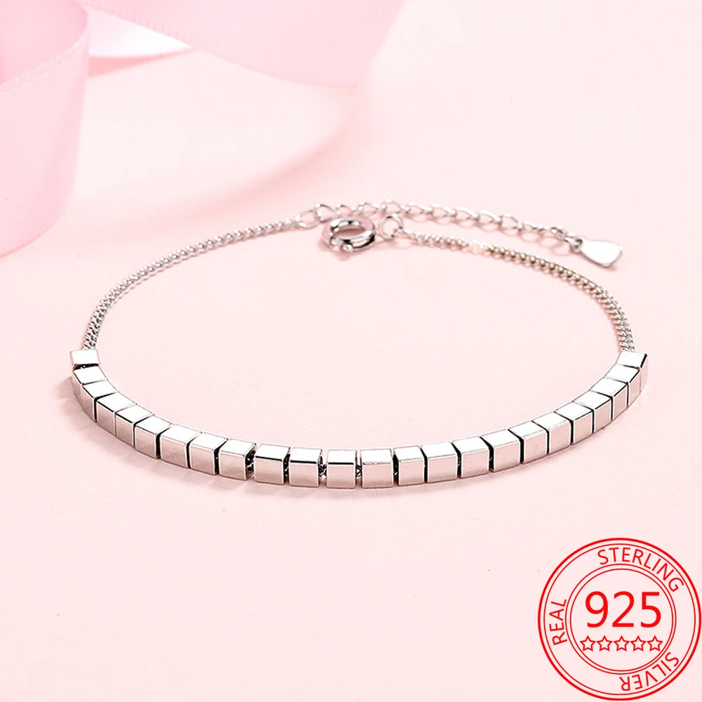 Популярный популярный простой стиль цепочка и звеньевой браслет для женщин