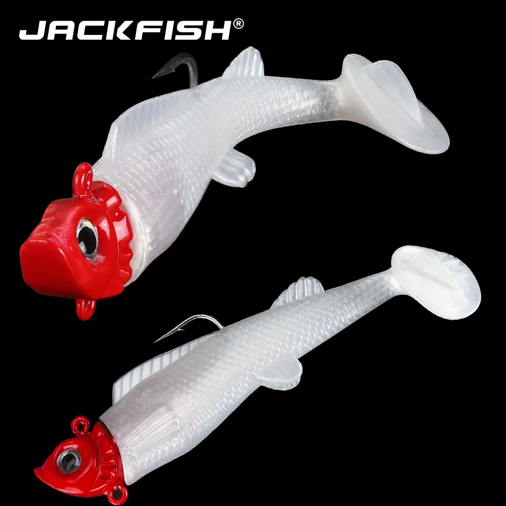 JACKFISH 7 г/15 г свинцовый джиг искусственная Мягкая приманка С рыболовным крючком 6