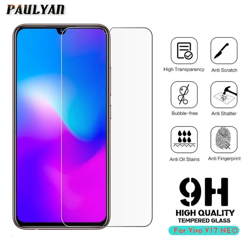 9H для Vivo V17 Neo закаленное стекло PRO стеклянная защита экрана V 17 профессиональная