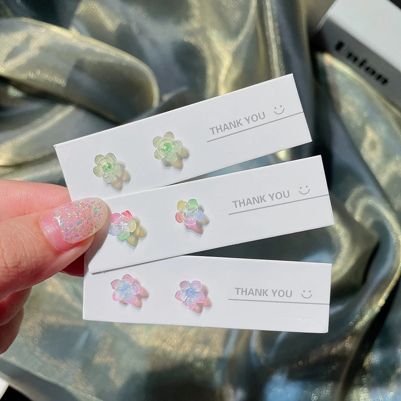 Женские серьги из серебра 925 пробы с трехмерными цветами|Серьги-гвоздики| |