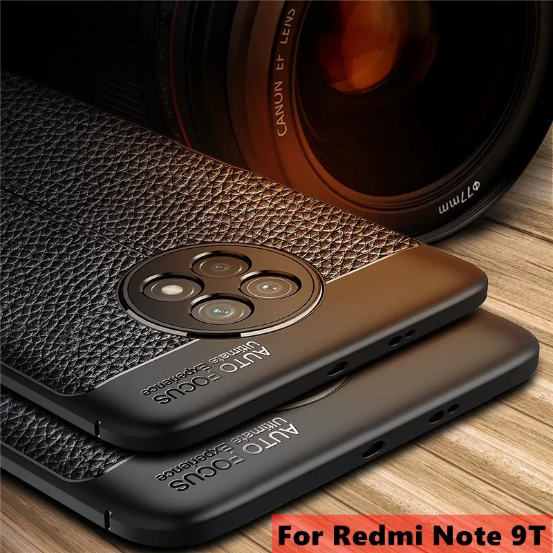 

TPU Leather Phone Case For Redmi Note 9T Cover For Redmi Note 10 Pro 9T 9 Pro 9s Mi 11 lite Funda Phone Bumper For Redmi note 9T