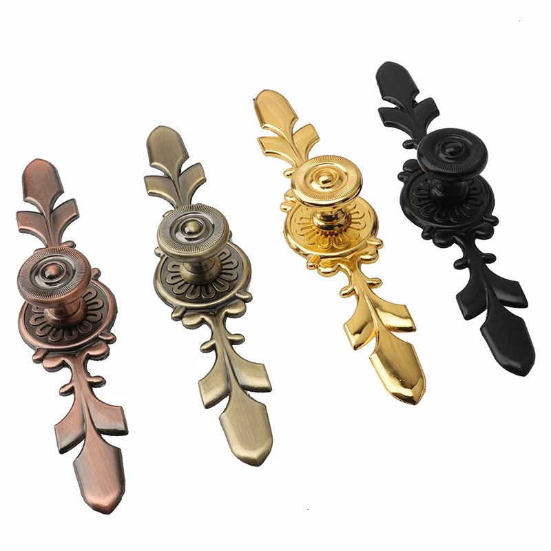 Бронзовые ручки QVWN кухонный шкаф дверной цинковый сплав Европейский современный