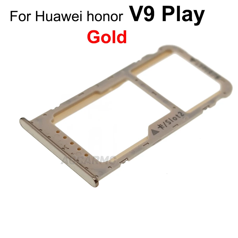 Держатель слота для Sim-карты Aocarmo Huawei Honor V9 Play запасные части |