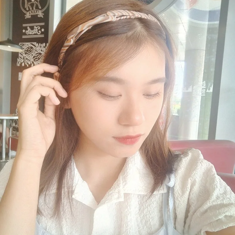 

1PC New Portable Foldable Bezel Hairbands Headbands For Women Girls Vintage Hoop For Party Korean Hair Bands Accessories Fashion