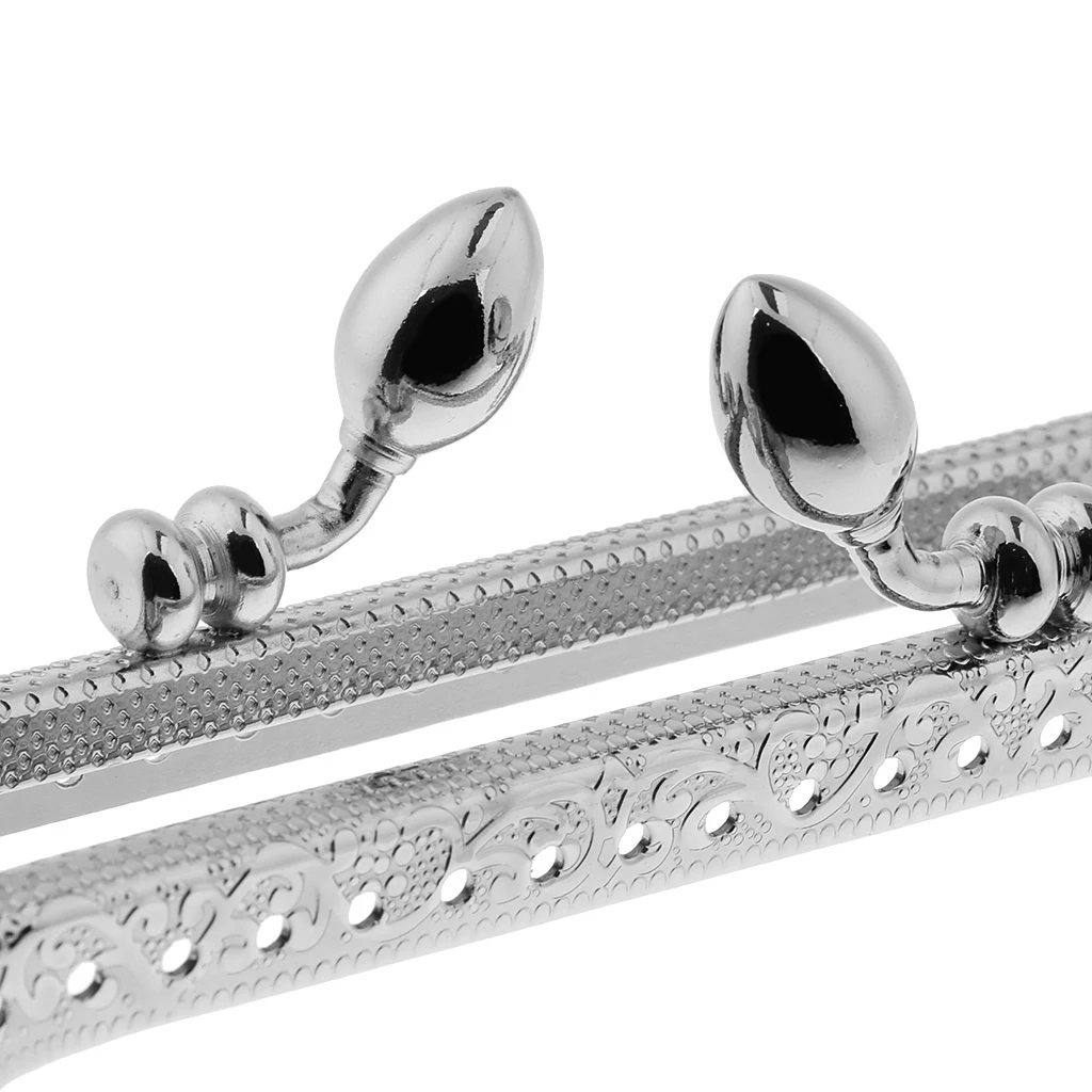 Серебряная металлическая квадратная рамка в стиле ретро кошелек сумка для монет