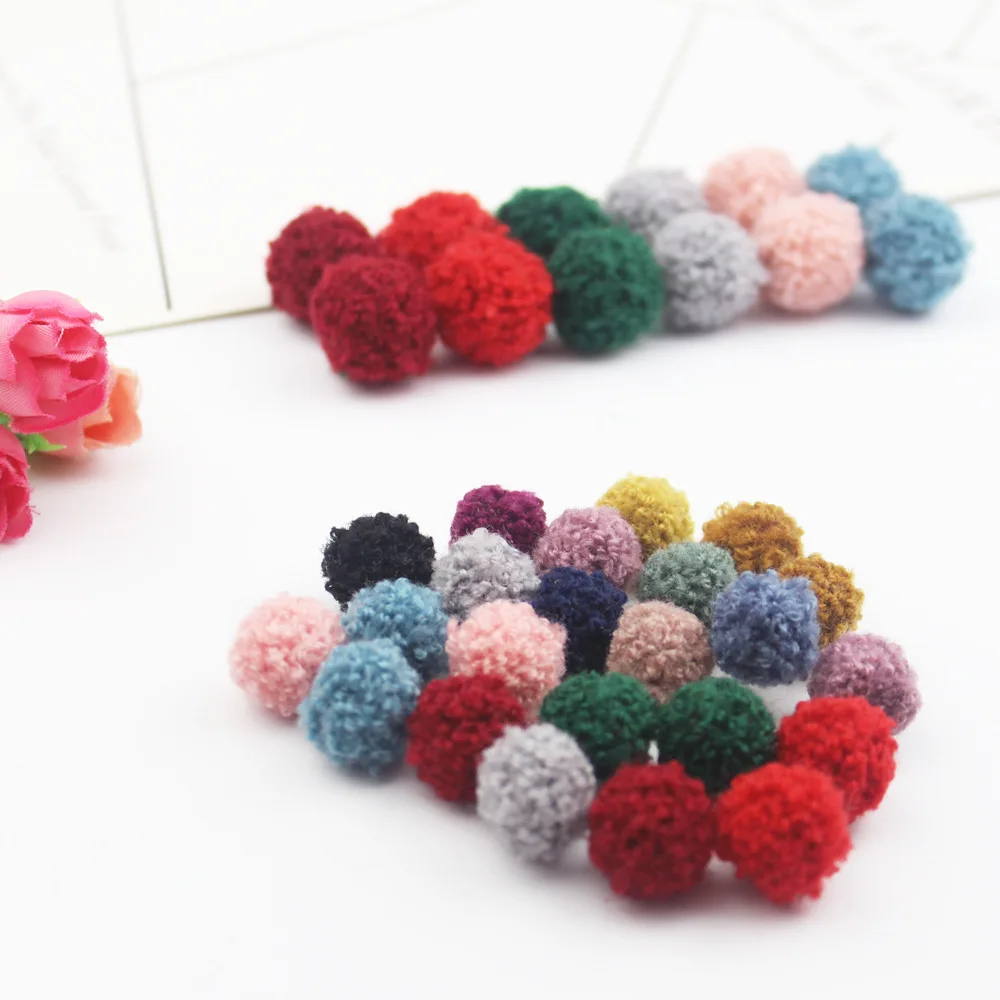 Плюшевый помпон цвет пушистый плюшевые шарики для свадебной вечеринки декор