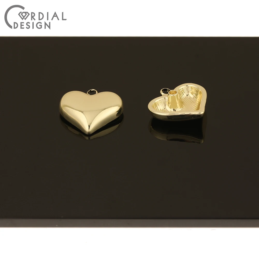 

Cordial Design 100Pcs 18*18MM Jewelry Accessories/Heart Shape/DIY Making/Pendants/Hand Made/Jewelry Findings & Components