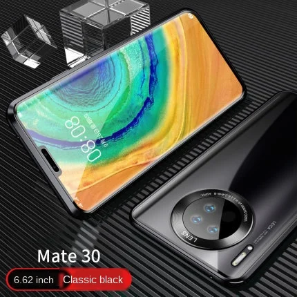 Магнитный защитный чехол из закаленного стекла для HUAWEI Mate 30 P40 Nova 30s | Мобильные