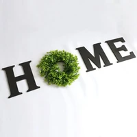 wooden framed home plaque green wreath for the housewarming home decor home signs plaque wall hanging decor garlands sign