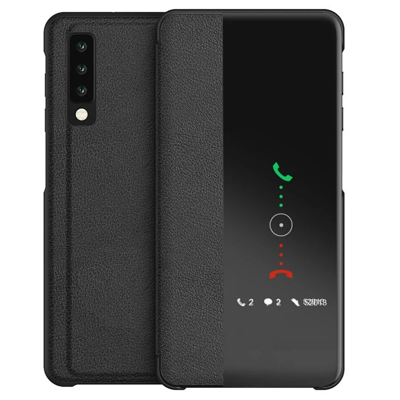 Умный мягкий кожаный чехол для samsung Galaxy Note 10 Pro S 8 9 S8 S9 S10e S10 Plus Note10+ s8plus s9plus s10plus откидная крышка