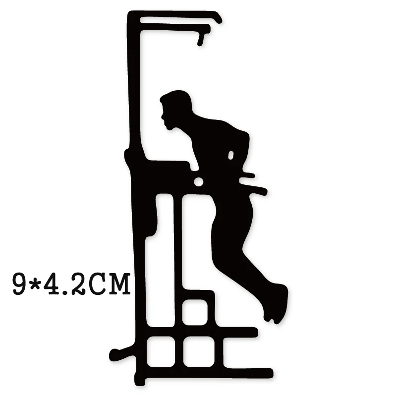 Мужские ручки для упражнений из металла и стали тиснение резка штампы 2020 ремесло