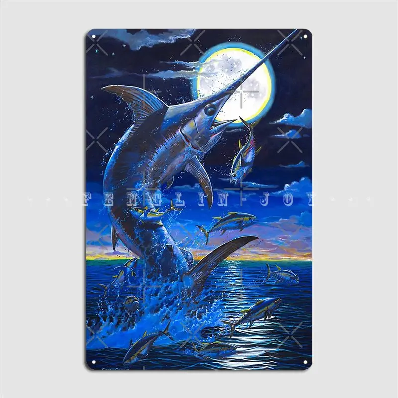 

Moon Doggy Poster Metal Plaque Mural Classic Wall Plaque Wall Mural Tin sign Posters