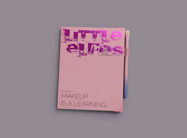 LITTLE ELFOS 30 Color Glitter Eyeshadow Palette HIGH PIGMENT Pressed Shimmer Matte Eye Shadow MakeUp professional