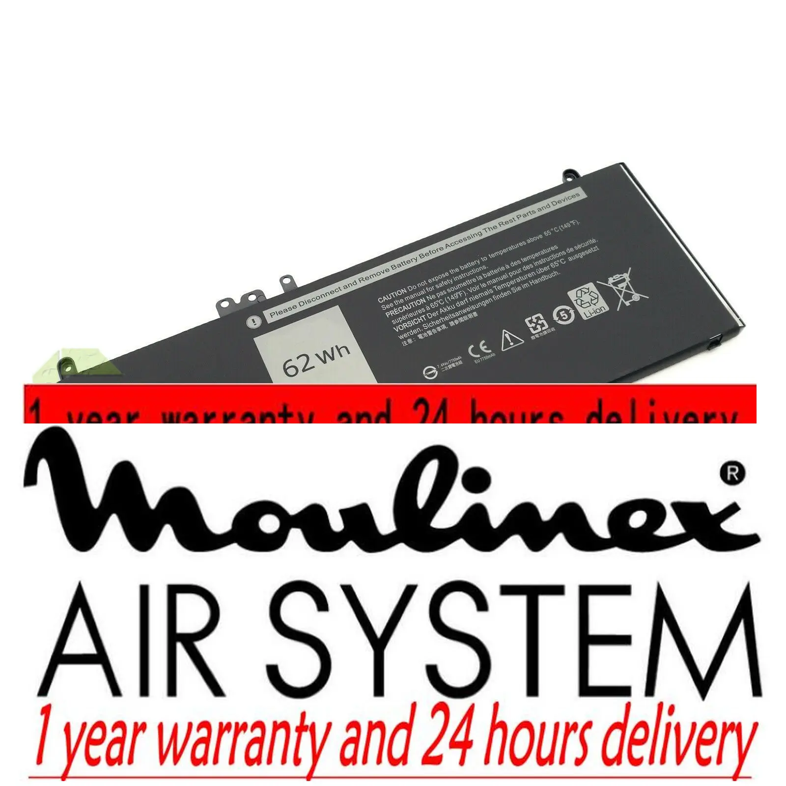 

Новый аккумулятор 6MT4T 62Wh для Dell Latitude 14 E5470 15 E5570 E5450 E5550 R0TMP